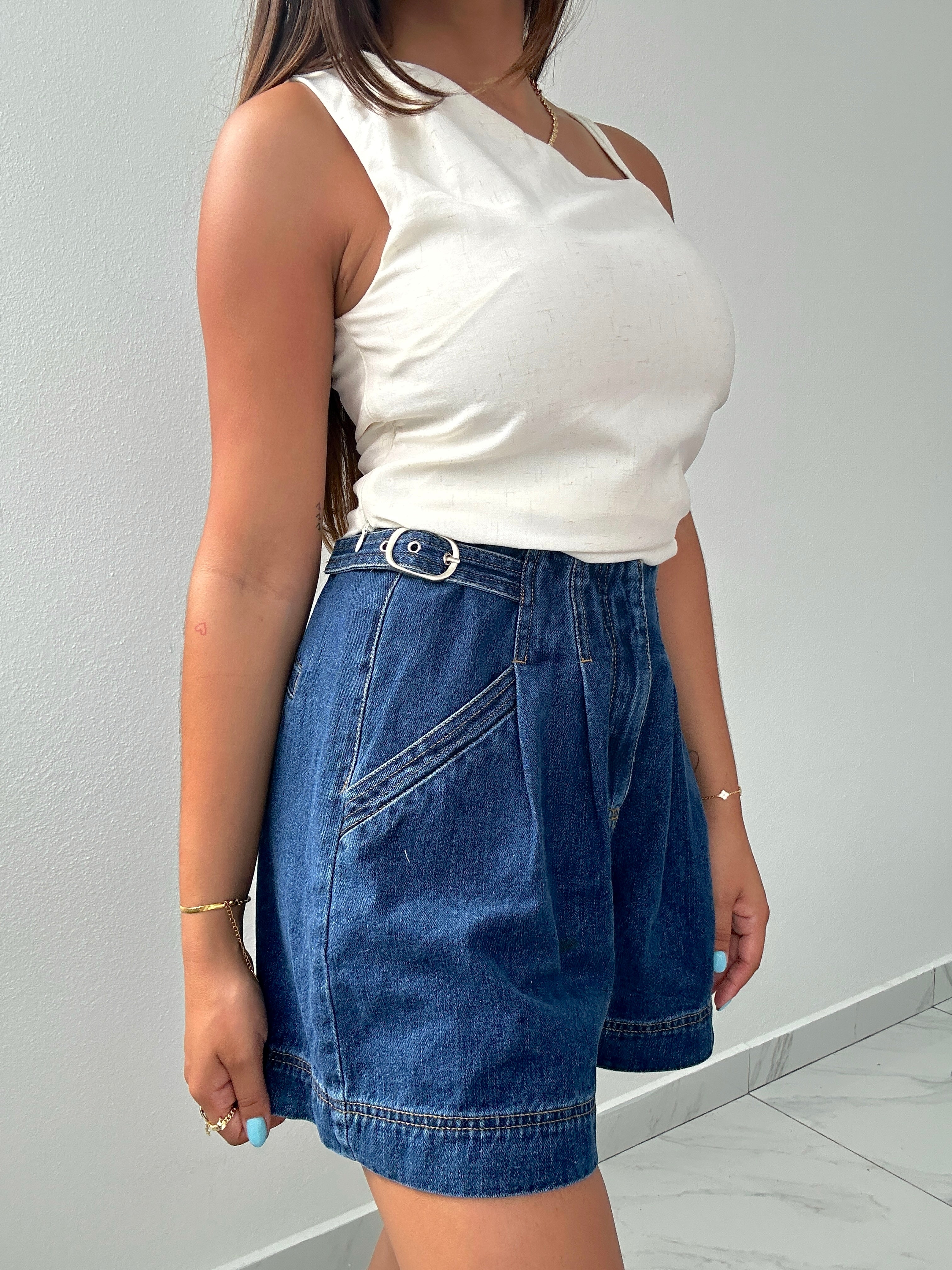 DENIM SHORT