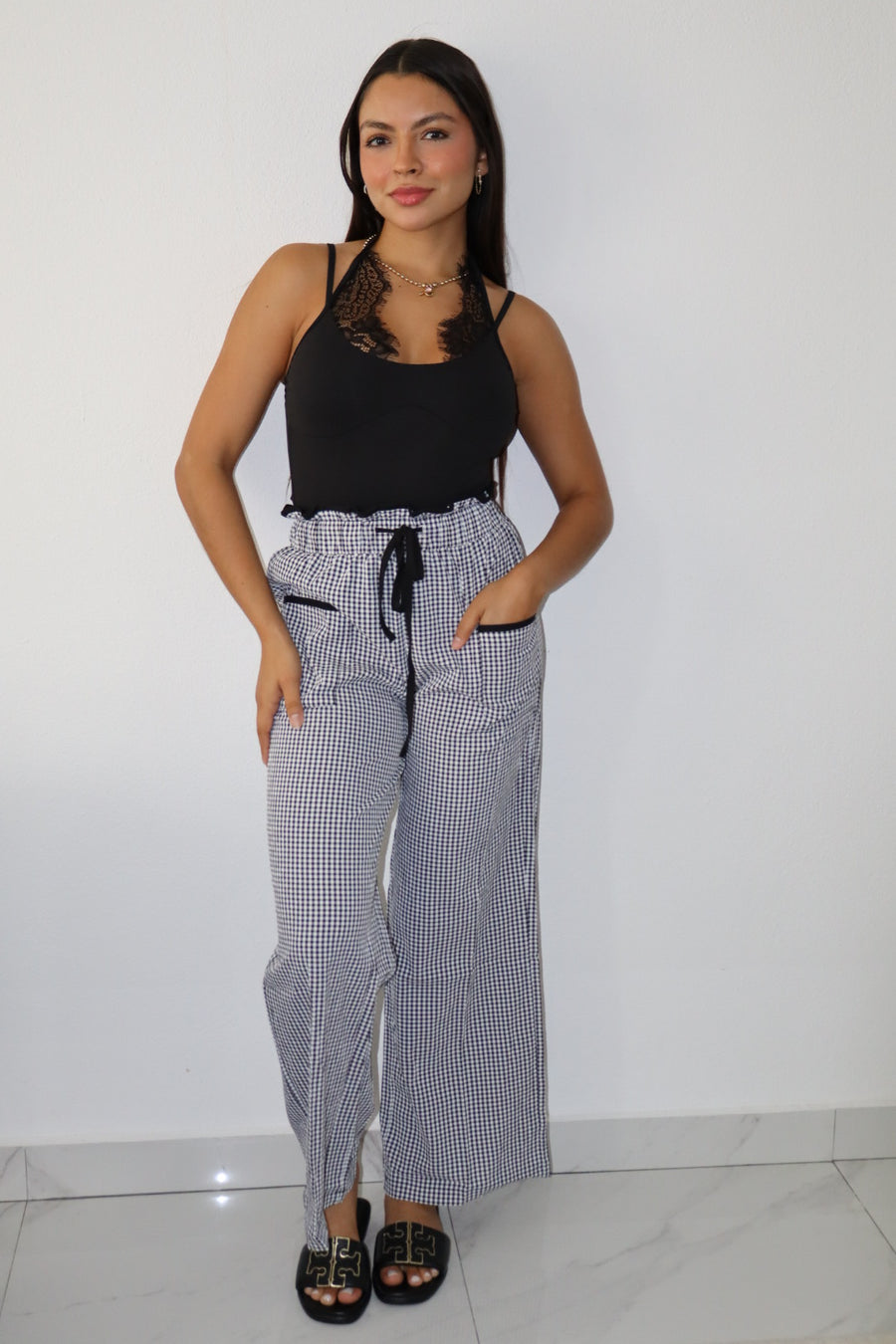 GINGHAM PANT