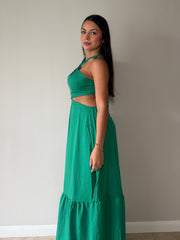 GREEN MAXI DRESS