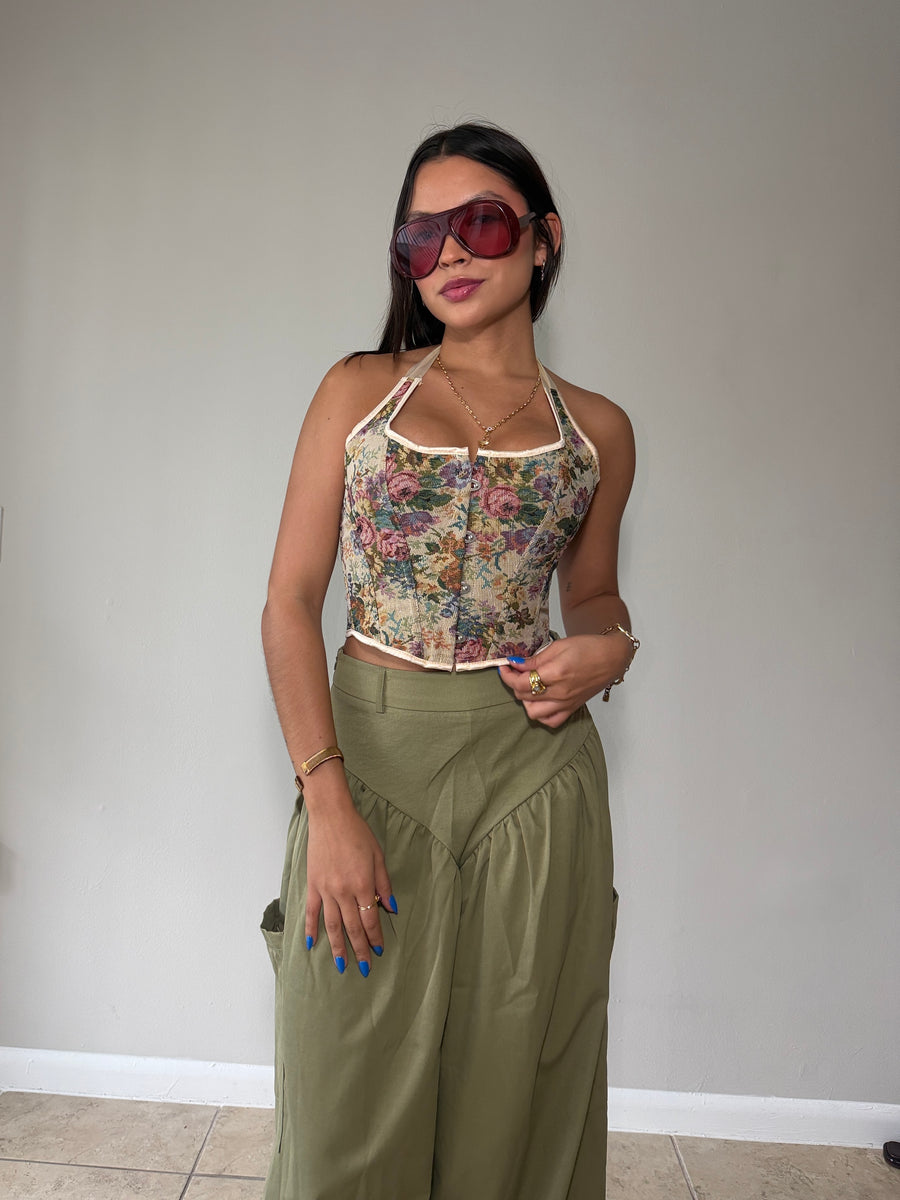 FLORAL CORSET