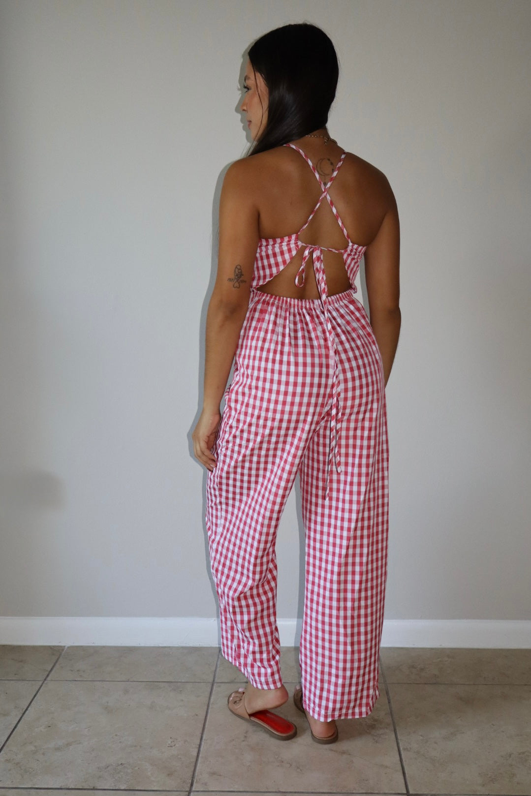 GINGHAM JUMPER