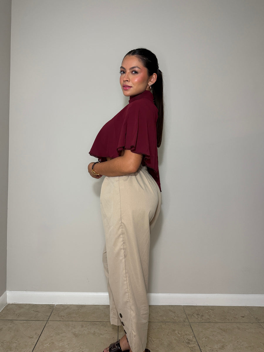 CREAM PANT