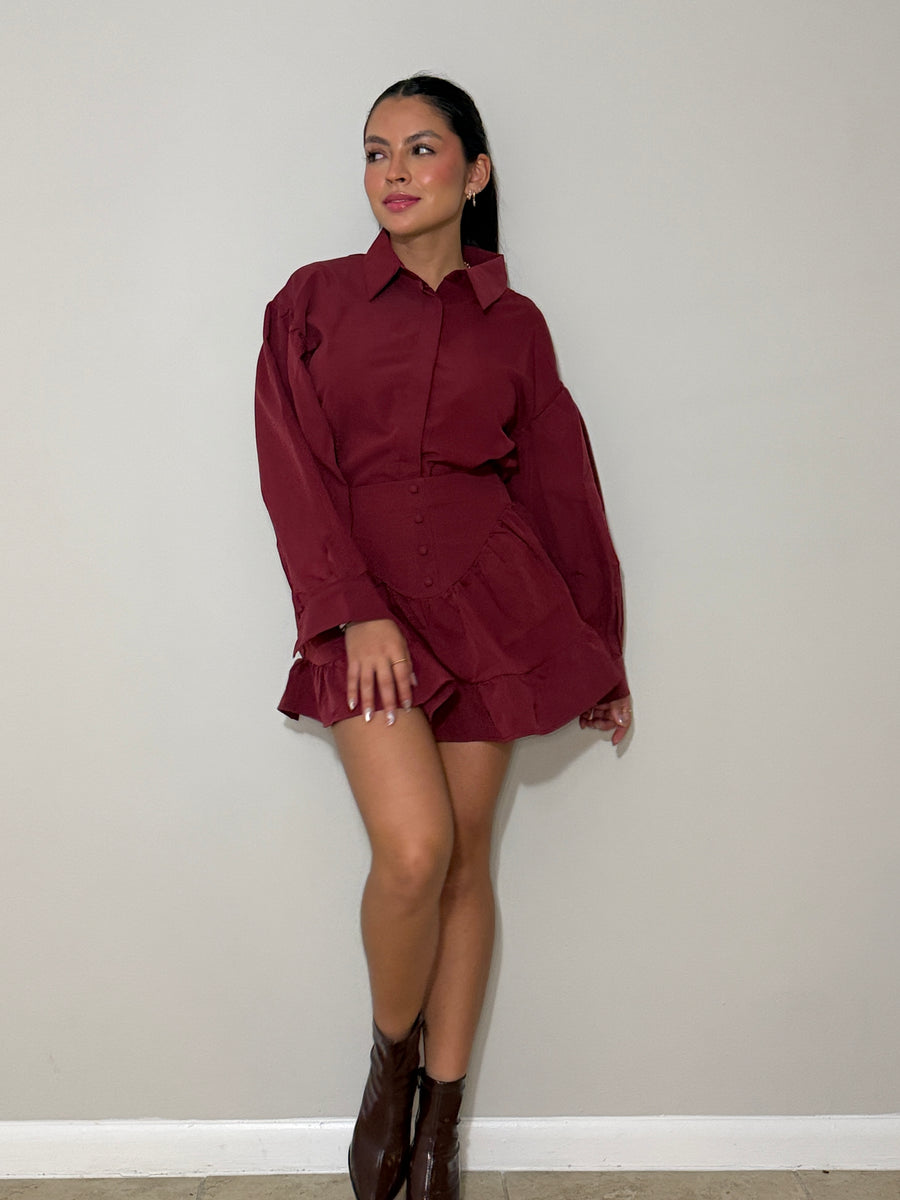 BURGUNDY SET