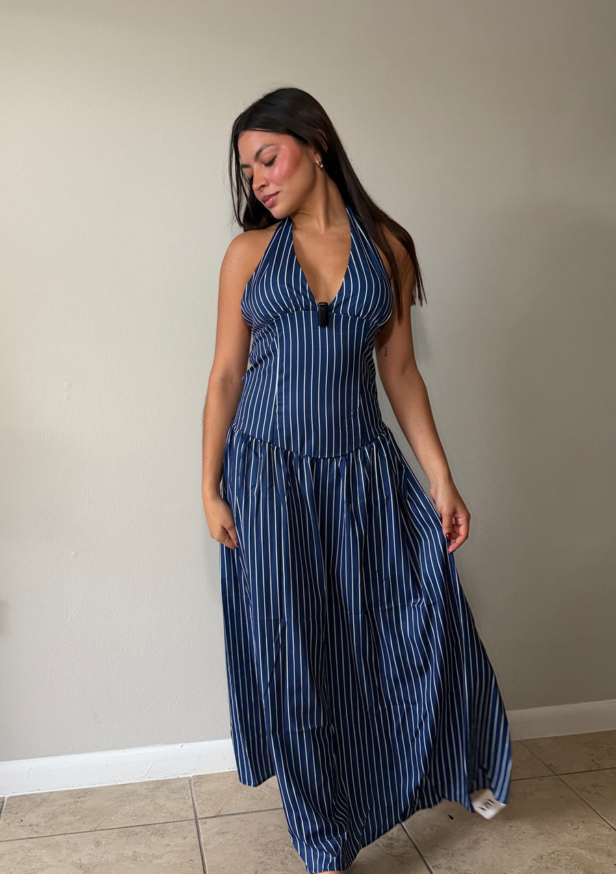 MAXI STRIPED DRESS