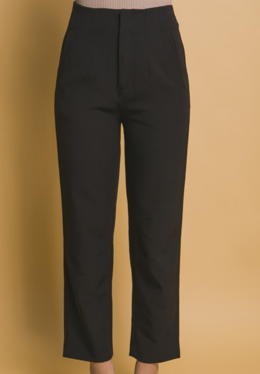 BLACK BASIC PANT